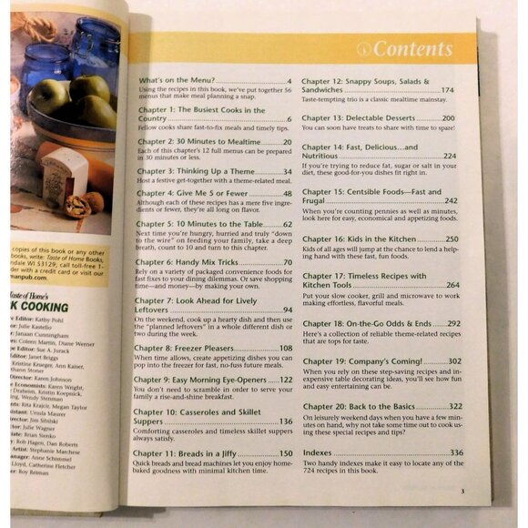 Taste Of Home's 2001 Quick Cooking Annual Recipes Cookbook 2nd Printing HB - Picture 4 of 8
